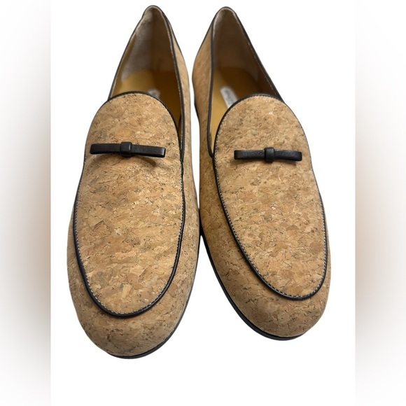 Donald J Pliner Men\'s  Loafer Shoes Natural size US12, pre-owned, gently used. main image 8